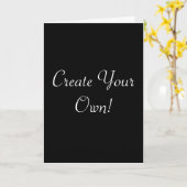 Creëer Uw eigen zwart-wit Kaart (Gele Bloem)