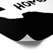 Creëer uw eigen zwart-wit Nederland Poster (Hoek)