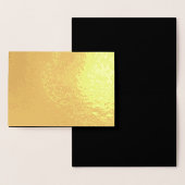 Creëer Uw eigen zwarte aangepaste gepersonaliseerd Folie Kaarten (Display)