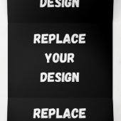 Creëer uw eigen zwarte aangepaste ontwerp drieluik programma (Binnenkant midden)