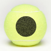 Creëer uw eigen zwarte aangepaste ontwerp tennisballen (Voorkant)