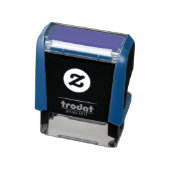 Creëer uw eigen zwarte aangepaste ontwerp zelfinktende stempel (Product)