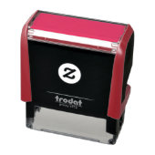 Creëer uw eigen zwarte aangepaste ontwerp  zelfinktende stempel (Product)