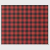 Creëer uw eigen zwarte buffelcheque cadeaupapier (Vlak)