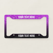 Creëer Uw eigen zwarte en Paarse glitter