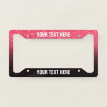 Creëer Uw eigen zwarte en roze glitter