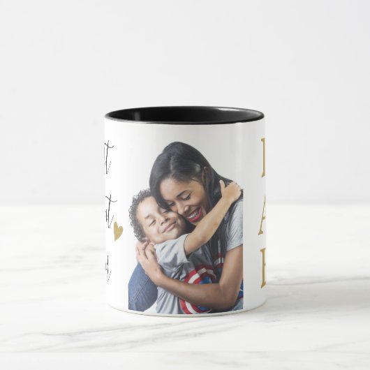 Creëer Uw eigen zwarte gouden beste tante ooit fot Mok (Midden)