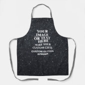 Creëer Uw eigen zwarte goudschaaf voor eigen gebru Schort (Voorkant)