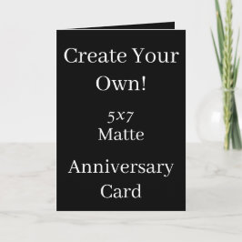 Creëer Uw eigen zwarte Jubileum Kaart