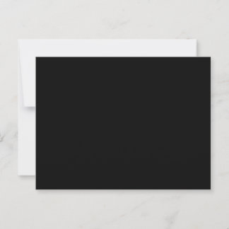 Creëer uw eigen zwarte maat gepersonaliseerd briefkaart