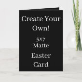 Creëer Uw eigen zwarte Pasen Kaart (Voorkant)