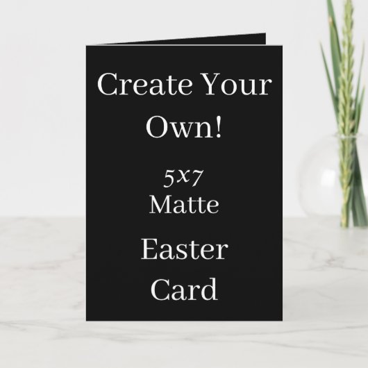 Creëer Uw eigen zwarte Pasen Kaart (Voorkant)