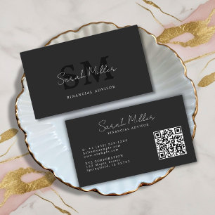 Creëer uw eigen zwarte QR-code Visitekaartje