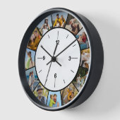 Creëer Uw eigen zwarte & witte 12-fotocollage (Hoek)