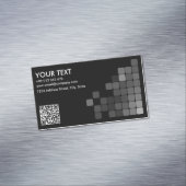 Creëer Uw Elegant Professional QR Code Busin Magnetisch Visitekaartje (Voorbeeld)