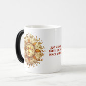 Creëer Uw Elegante Steampunk Zon Magische Mok (Voorkant links)