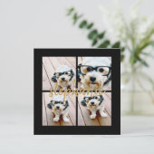 Creëer Uw Ewn 4 Foto Collage - Script Name (Staand voorkant)