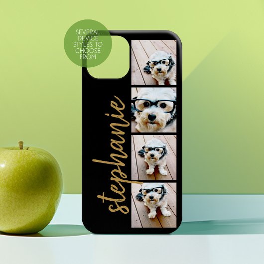 Creëer Uw Ewn 4 Foto Collage - Script Name Case-Mate iPhone Case