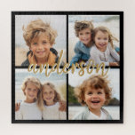 Creëer Uw Ewn 4 Foto Collage - Script Name Legpuzzel<br><div class="desc">Gebruik maximaal vier vierkante of zelfgemaakte telefoonfoto's om een uniek en persoonlijk cadeau te creëer. Of je kunt de hipster puppy houden en een trendy keepslag maken. Als u de afbeeldingen moet aanpassen,  klik op het aanpassingshulpmiddel om veranderingen aan te brengen.</div>