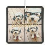 Creëer Uw Ewn 4 Foto Collage - Script Name Luchtverfrisser (Achterkant)