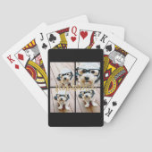 Creëer Uw Ewn 4 Foto Collage - Script Name Pokerkaarten (Achterkant)