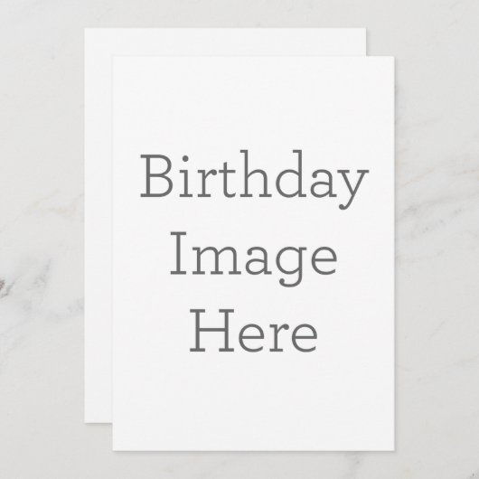 Enkele uitnodiging, Maat: 12,7 x 17,8 cm, Papier: Signature Mat, Enveloppen: Wit (Voorkant / Achterkant)