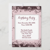 Creëer Uw Ewn Birthday Party Uitnodiging (Voorkant)