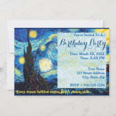 Creëer Uw Ewn Birthday Party Uitnodiging (Voorkant)