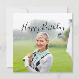Creëer Uw Ewn Happy Birthday om te golfer