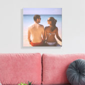 Creëer Uw familiefoto Canvas Afdruk (Insitu (Woonkamer))
