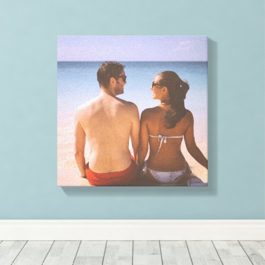 Creëer Uw familiefoto Canvas Afdruk (Insitu (Houten vloer))