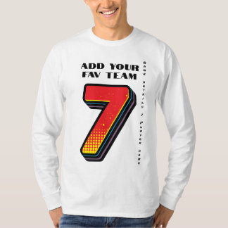 Creëer uw favoriete Team 7 Football / Voetbal T-shirt