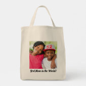 Creëer Uw foto-herinneringen Tote Bag (Achterkant)