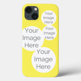 creëer uw foto telefoonhoesje geel Case-Mate iPhone case
