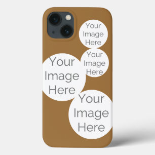 creëer uw foto telefoonhoesje mocha brown Case-Mate iPhone case