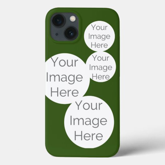 creëer uw foto telefoonhoesje olijfgroen Case-Mate iPhone case (Achterkant)