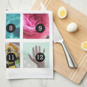 Creëer Uw fotostijl 12 afbeeldingen Theedoek (Quarter Fold)