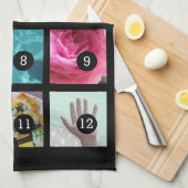 Creëer Uw fotostijl 12 afbeeldingen Theedoek (Quarter Fold)