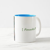 Creëer Uw gelukkige plaats  Tweekleurige Koffiemok (Voorkant rechts)