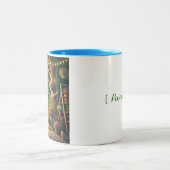 Creëer Uw gelukkige plaats  Tweekleurige Koffiemok (Center)