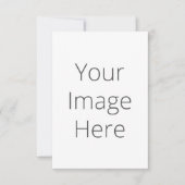 Creëer Uw handtekening: Matte 3,5 x 5 inch uitnodi Kaart (Voorkant)