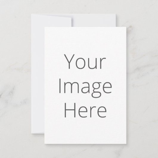 Creëer Uw handtekening: Matte 3,5 x 5 inch uitnodi Kaart (Voorkant)