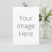 Creëer Uw handtekening: Matte 3,5 x 5 inch uitnodi Kaart (Staand voorkant)