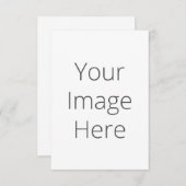 Creëer Uw handtekening: Matte 3,5 x 5 inch uitnodi Kaart (Voorkant / Achterkant)