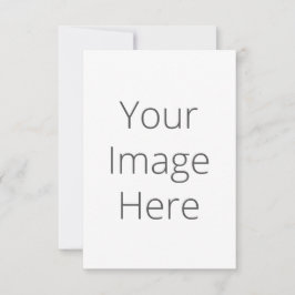 Creëer Uw handtekening: Matte 3,5 x 5 inch uitnodi Kaart