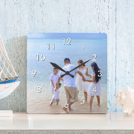 Creëer Uw herinneringen aan de aangepaste reeks Fo Vierkante Klok