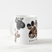 Creëer uw huisdier foto zin aangepaste kat hond tr koffiemok (Voorkant links)
