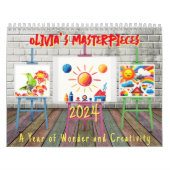 Creëer Uw Kinderen Kunst Gepersonaliseerde Foto 20 Kalender (Hoes)