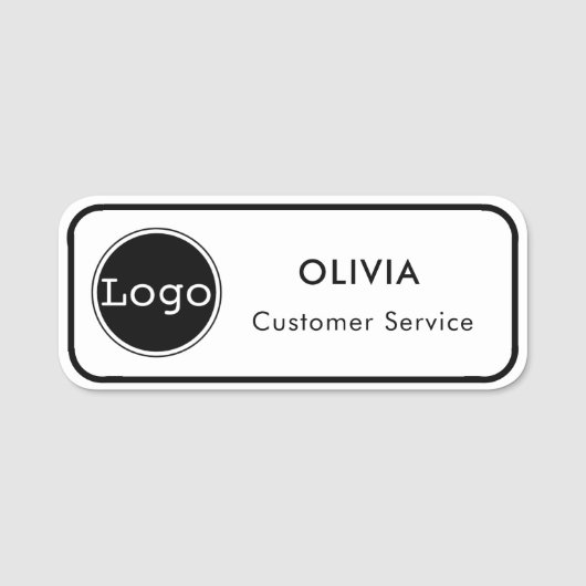 Creëer Uw Logo Markering Naamplaatje (Voorkant)