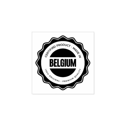 Creëer uw Logo of Afbeelding Jet Zwart Houten Hand Rubberstempel (Afrduk)